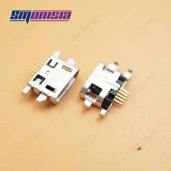 Smonisia 100 бр. Конектор Порт за зареждане Micro USB за OPPO X909T R801 U701 R827T U705T X707 U707T