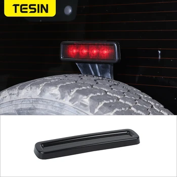 Декоративна капачка за стоп-сигнал на автомобила TESIN, допълнителни стикери за стоп-сигнал на Jeep Wrangler JK 2007-2017, външни аксесоари