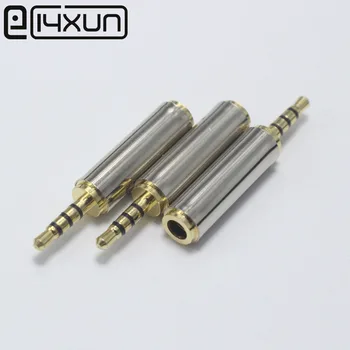 EClyxun 10 бр./лот, адаптер за слушалки жак 2,5 mm, с щепсел с 3.5 мм, женски адаптер 2,5-3,5, штекерное гнездо