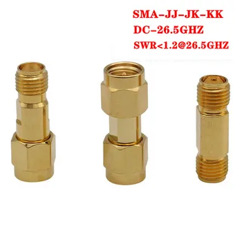 1 бр. адаптер SMA 26 Ghz от чиста мед SMA-JJ-JK-KK високочестотен съединител SMA