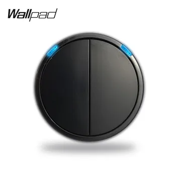 Wallpad L6 2 банда 1 начин за връщане на бутона стенен прекъсвач Модулен, 5 цвята, безплатен комбинация 