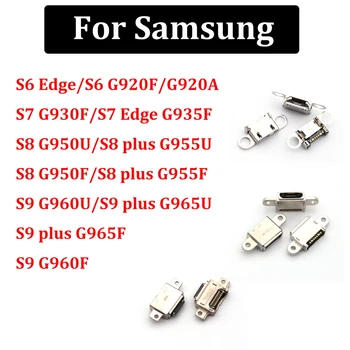 Конектор Конектор USB кабел за зареждане Порт Щекер За Samsung S6 S7 Edge S8 S9 Plus G920F G930F G935F G950F G950U G960F G960U G965F