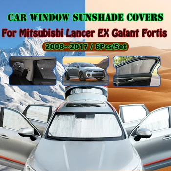 За Mitsubishi Lancer EX Galant Fortis 2008 ~ 2017 Кола Прозорец на сенника на Предното Стъкло с UV-Защита на Рефлектор Козирка Аксесоари