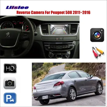 За Peugeot 508 408 2011-2016 Автоматична Камера за задно виждане За паркиране на Автомобил RCC НЦА MRN Съвместим адаптер RCA HD CCD SONY III CAM