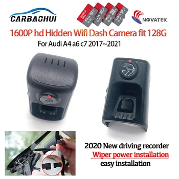 Нов Plug и сценичен Автомобилен Видеорекордер Dash Cam Камера За Audi A4 A4L A6 c7 2017 ~ 2020 2021 hd 1600P високо качество