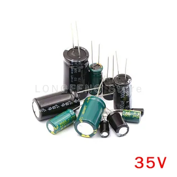 1БР 35V2200uF 35V3300uF 35V4700uF 4700 icf 3300 ICF 2200 icf 35V Вставной алуминиеви електролитни кондензатори