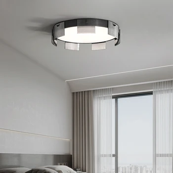 Италиански минималистичен тавана лампа за спални от висок клас, модерна просто креативна хол, трапезария, кабинет, художествена стъклена лампа