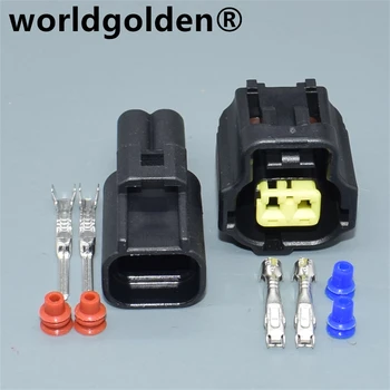worldgolden 2pin автоматична електрическа вилица на автомобила автоматично конектор кабели кабели 184154-1/184022-1