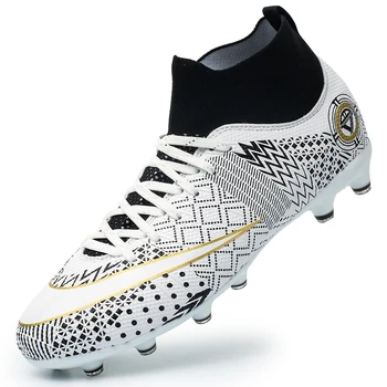 Качествени обувки за американски футбол за футзала Messi, ультралегкие футболни обувки, нескользящие обувки Chuteira Campo, спортни маратонки TF/AG ПУ