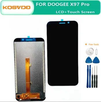6,0-инчов LCD дисплей Doogee X97 + Дигитайзер с докосване на екрана В Събирането на 100% Оригинален Нов LCD дисплей + Тъч Дигитайзер За x97 PRO + Инструменти