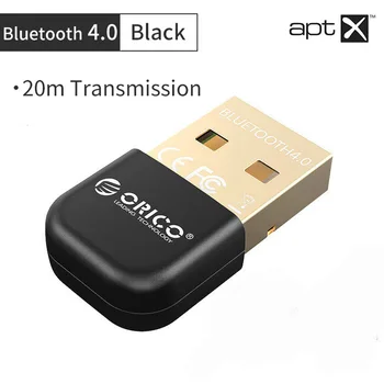 Безжичен USB адаптер ORICO BT, BT 4.0 и ключ, музикален приемник aptX, Bluetooth съвместим предавател за компютър