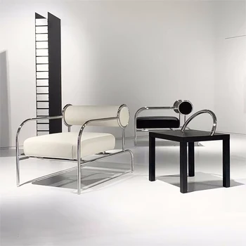 Бели преносими ергономични единични трапезни столове, лукс, Преносими трапезни столове за почивка, Дизайнерски мебели за дома Sandalye