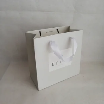 Продажбите на едро 1000 бр./лот, изработени по поръчка маркови хартиени торбички за пазаруване с Вашето лого, трайно сватбена украса за подарък опаковки магазин