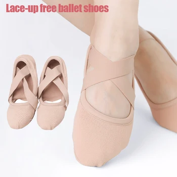 Обувки за балет танци, обувки за момичета, балет апартаменти на равна подметка, бебешки туфли-меки обувки за правенето на един съвсем малък