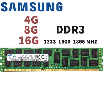 SAMSUNG 4G 8G 16G 4GB 8GB 16GB DDR3 2RX4 PC3-10600R 12800R 14900R ECC REG 1333 Mhz, 1600 Mhz, 1866 Mhz Оперативна памет на КОМПЮТЪРА / Сървър памет RAM 1600