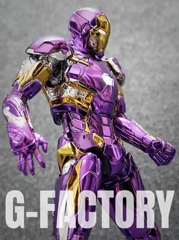 Iron Man Morstorm E-модел Mk46, аниме фигурка, 1/9 Монтажна модел, играчки от PVC, статуетка, индивидуален процес гальванопокрытия