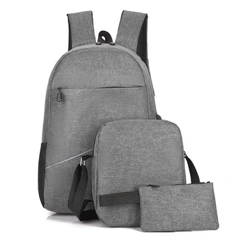 Комплект раници JoyStart за улица, за бизнес пътна чанта, чанта през рамо, училищна чанта за книги, Голям капацитет за съхранение с USB порт за зареждане за възрастни