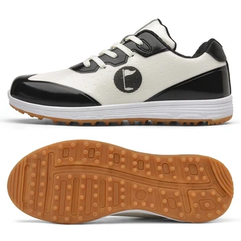 Нови обувки за голф, мъжки тренировочная облекло за голф, обувки за голфъри в голям размер, 36-46, градинска устойчива на плъзгане обувки