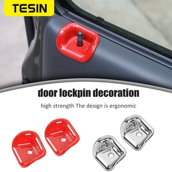 TESIN ABS, авто автоматично заключване на вратите, обтегач, декоративни стикери за Suzuki Jimny 2007-2017, аксесоари за интериор, автомобилен стайлинг