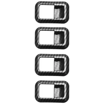 5 бр. Авто Бутон за Включване на Прозорци, изработени От Въглеродни Влакна, Накладки, Рамка За Mercedes Benz A B C E Cla Gla Glk Ml Gle Class W204
