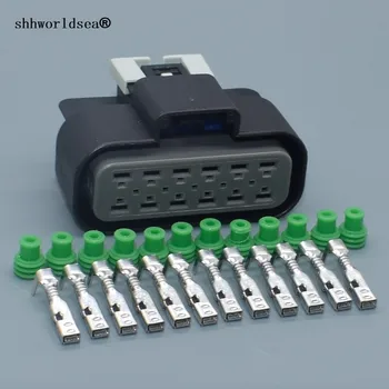 Shhworldsea 2/100 комплекти 12pin 2,8 мм конектор автоматичен електрически водоустойчив мъжки кабели съединители съединители 15326910