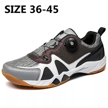 Нови мъжки маратонки, обувки за тенис Унисекс, дишащи обувки за бадминтон, градинска обувки за тенис на маса, тренировочная обувки, Размер 36-45