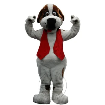 Супер сладко плюшено талисман костюм на куче, дрехи за модни възгледи, облекло за реклама, костюми с анимационни герои