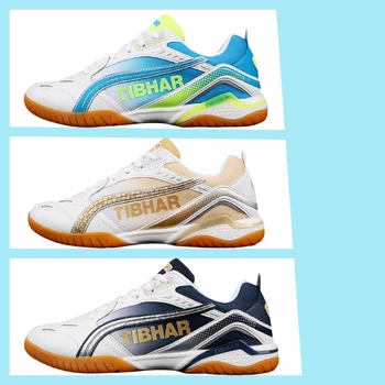 Мъжки и дамски обувки за тенис на маса tibhar, дишащи высокоэластичные нескользящие спортни маратонки от EVA за пинг-понг