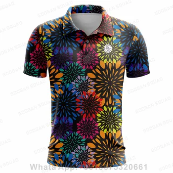 Лятна мъжка риза с къси ръкави Googan Squad, ежедневна мода бързосъхнеща тениска за риболов и голф, блузи, дрехи големи размери
