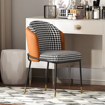 Офис Кухненски Кът, столове Дизайнерски акцент в хола Модерни кресла за почивка Мобилен луксозен шезлонг Луксозно обзавеждане