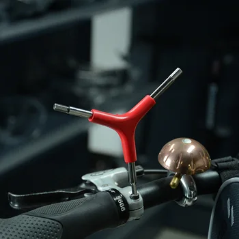 Нови 1 бр. инструменти за ремонт на планински велосипеди, практичен трехзубый шестостенния инструмент, средство за ремонт на 4 мм/5 Мм/6 мм