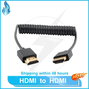 Кабел HDMI to HDMI Coild с Висока Разделителна способност Цифров Видеокабель за HD Видеокамери на Sony, Canon, Panasonic, JVC, Fujifilm Tablet MID 1080P