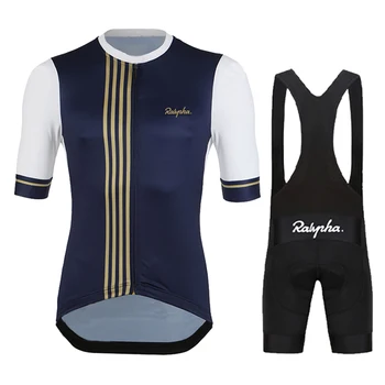 Raphaful 2023 Летен комплект свитшотов за велоспорта, карта 2023, велосипеди топ, дишаща велосипедна облекло, спортно каране на къси панталони с джобове