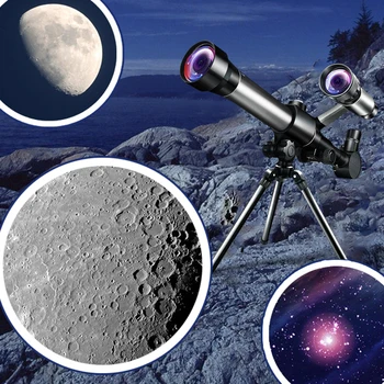 Професионален астрономически телескоп HD, комплект за наблюдение на звездите за децата и учениците