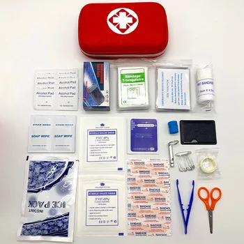 Чанта за аптечек първа помощ, мини-преносима чанта за спешна медицинска помощ при травми, аварийно-спасителното оборудване, Комплекти за оцеляване в кухнята, къмпинг