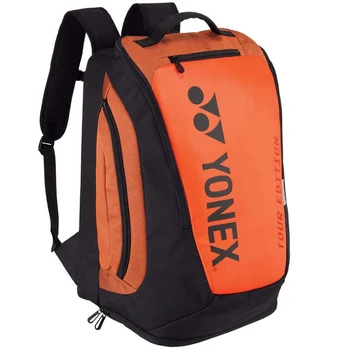 Оригинална тенис раница YONEX Pro, висококачествена многофункционална спортна чанта за 3 ракети, вмещающая повечето тенис симулатори
