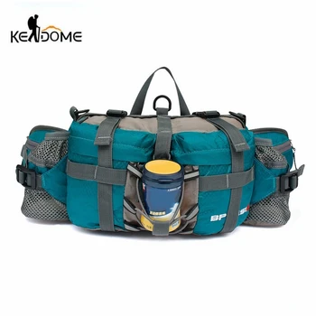 Поясная чанта за разходки, мъжка велосипедна чанта, водоустойчива раница, Поясная чанта за планинските спортове, Аксесоари за къмпинг, лов X366 + D