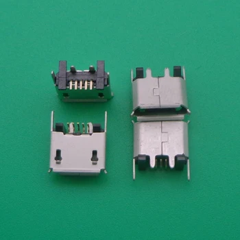 10 бр. Конектор mini Micro USB за зареждане, докинг станция за ZX80-B-5 ПЕНСА MICRO USB B тип вертикален съединител SMT 5 ПЕНСА