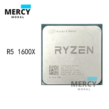 AMD Ryzen 5 1600X 3.6 Ghz Шестиядерный двенадцатипоточный процесор 95 W L3 = 16 М YD160XBCM6IAE с жак AM4 за R5 1600X с 2-годишна гаранция