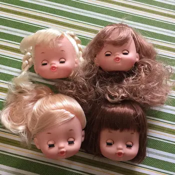 Големи Нови Сладък Японски куклени глави Mell, куклени глави за момичета, Подаръци за момичета на рожден ден, на главата със собствените си ръце