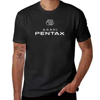 Тениска Asahi Pentax, тениски за спортните фенове, эстетичная облекло, риза с домашен любимец принтом за момчета, черни тениски за мъже