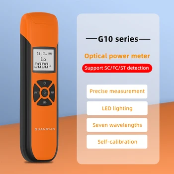 Измерване на оптична мощност G10 с висока точност акумулаторна батерия, оптичен електромера, лек със светкавица OPM SC ФК ST