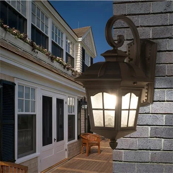 Външни стенни аплици TEMAR, модерен водоустойчив вътрешен двор, модерен led монтиран на стената лампа за верандата, балкона, на двора, на Вилата, на пътеката