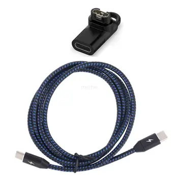 90 ° C USB с 4-пинов конектор за зареждане с кабел за garmin forerunner 45/45 S/245 B85B